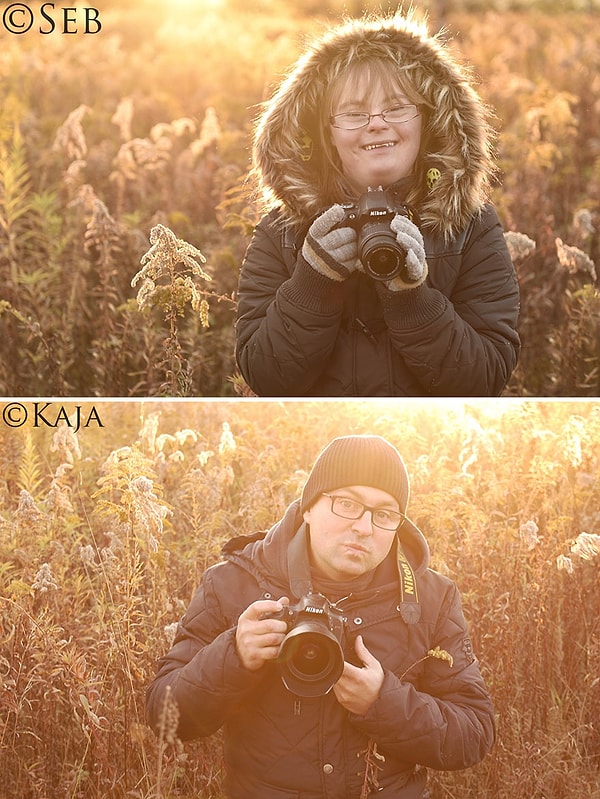 1. Sebastian Luczywo - довольно известный в своих кругах профессиональный фотограф, а его дочь Kaja пока еще ученица и ходит в школу.