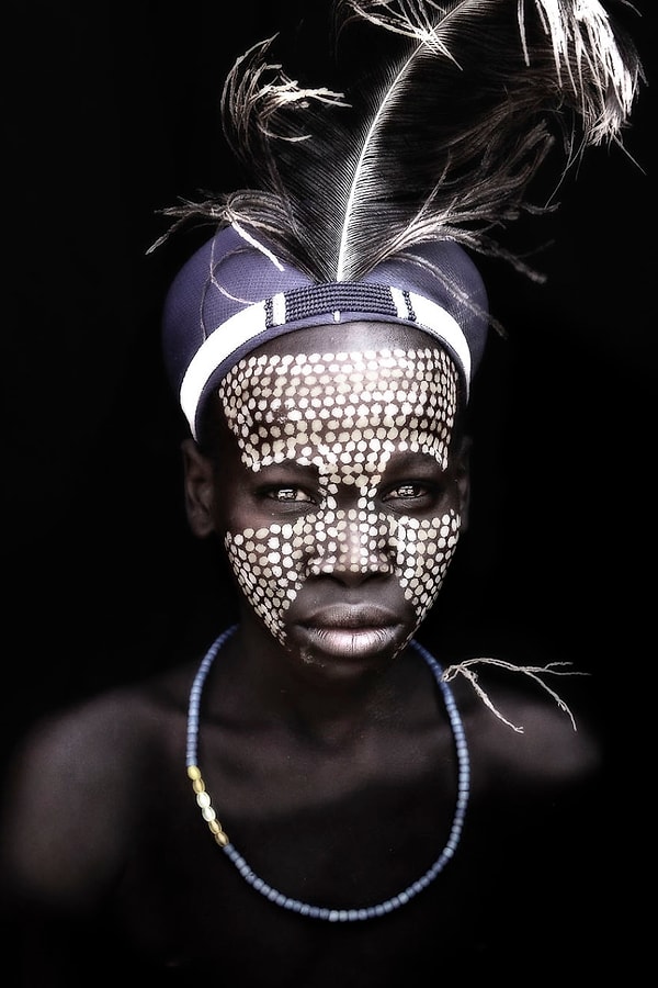 2. Эфиопская женщина из племени Арборе