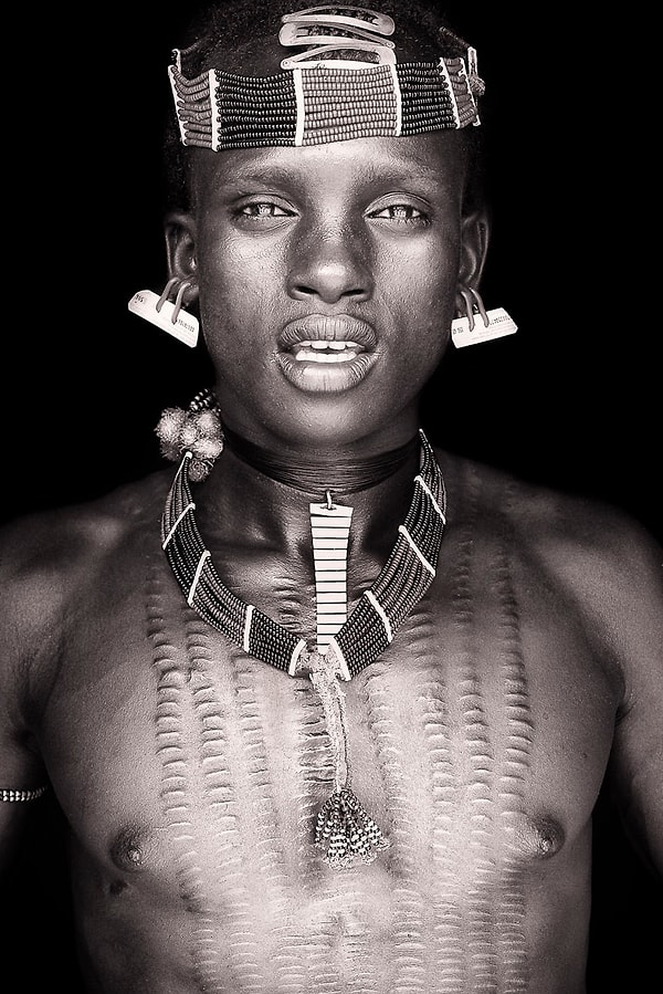 7. Эфиопский мужчина из племени Хамар