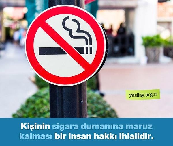 4. Duraklarda sigara içmenin yasak olduğunu #içmeyenbilir