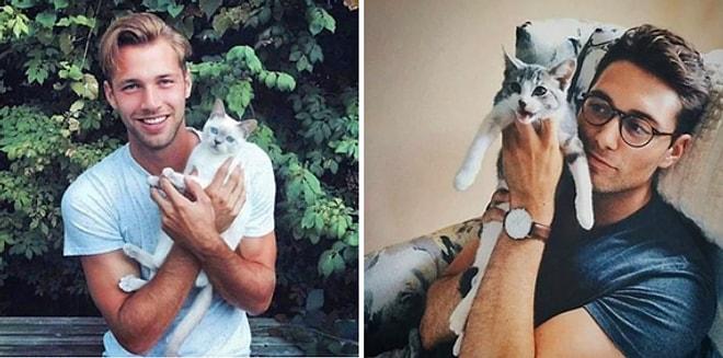 Instagram'da Sadece Tatlı Erkek ve Kedileri Takip Etmeniz Gerektiğini Gösteren 15 Fotoğraf
