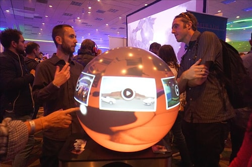360 derece küre ekran projeksiyon sistemi tanıtıldı