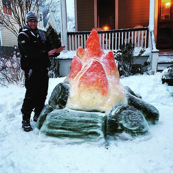 Может хоть так удастся согреться?