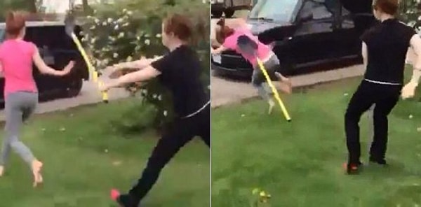 2. Если ты пытаешься покинуть дом в ее одежде: