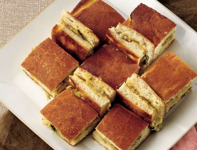 1. Pırasalı Foccaccia