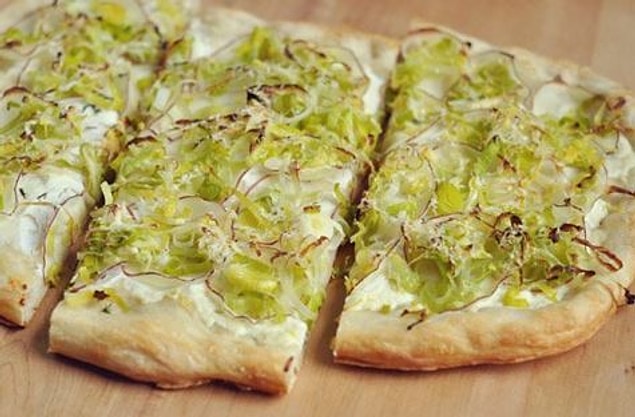 10. Pırasalı Pizza