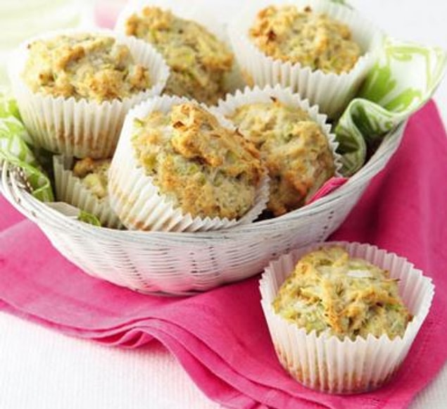 14. Pırasalı Muffin