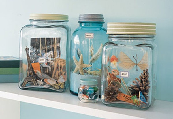 8. Поделки с использованием ракушек, привезенных из отпуска.