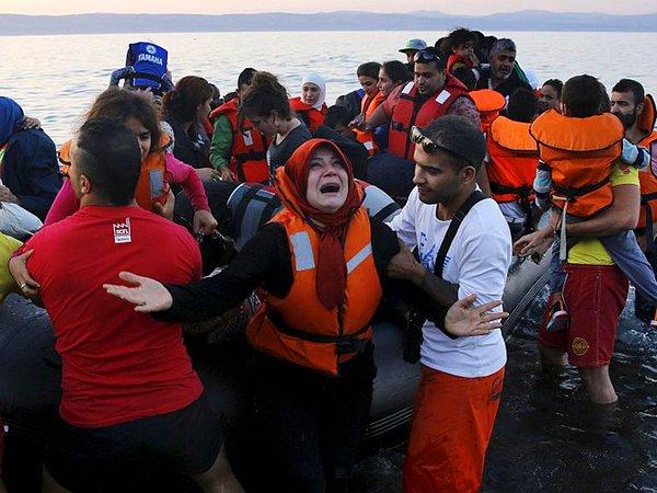 2015 yılında 857 bin kişi Türkiye'den Yunanistan'a geçti