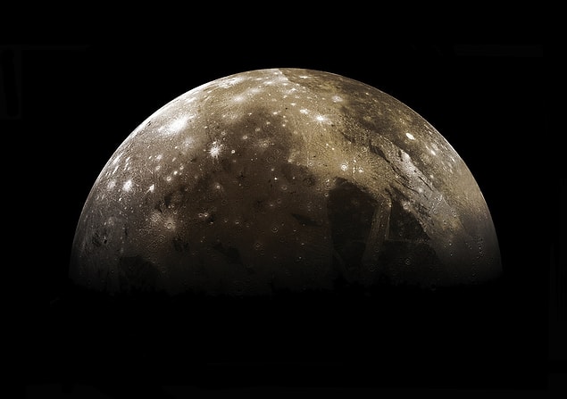 19. Jüpiter'in uydusu Ganymede