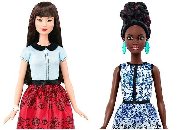 Hatta farklı etnik kültürlerden Barbie'ler bile üretmişti.