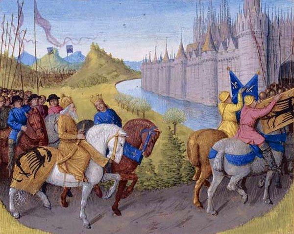 2. Konstantinopolis Savaşı - Jean Fouquet (1460)