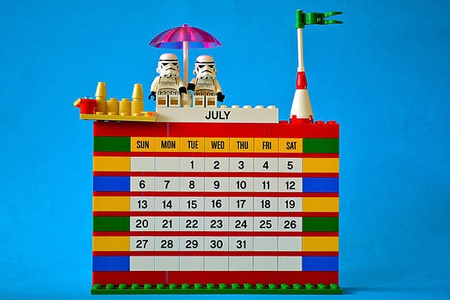 6. Evde lego çeşitliliği olanlar, masa takvimi işine el atmaya ne dersiniz?