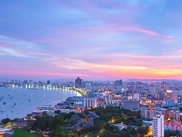 19. Pattaya, Tayland: 6.4 milyon yabancı ziyaretçi