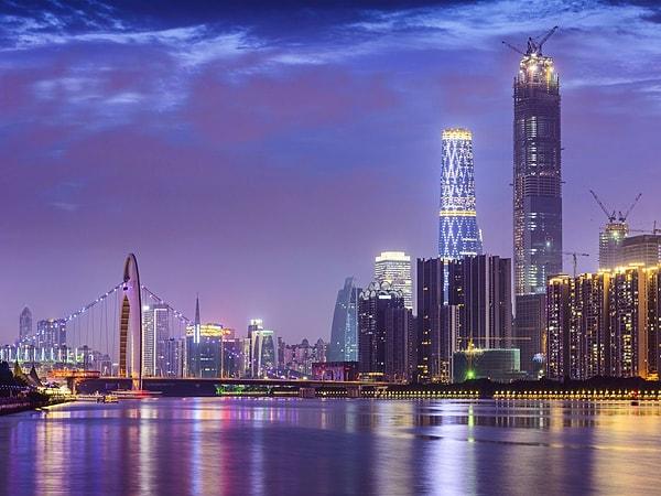 16. Guangzhou, Çin: 8.2 milyon yabancı ziyaretçi