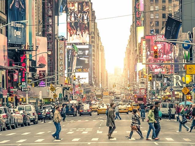 8. New York, A.B.D.: 12.2 milyon yabancı ziyaretçi