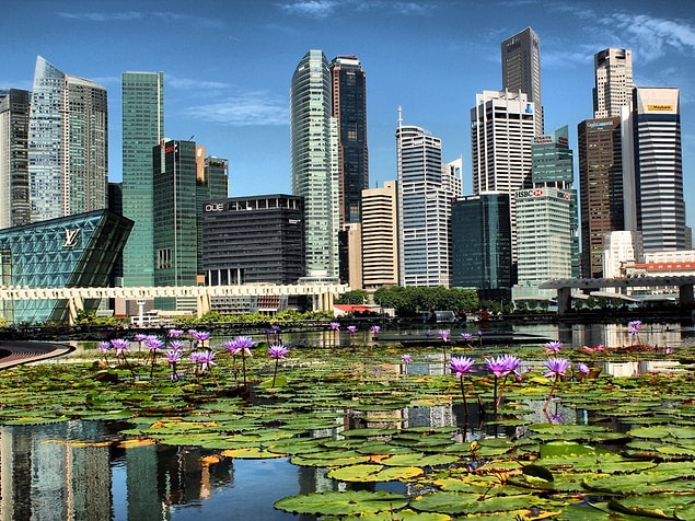 3. Singapur: 17.1 milyon yabancı ziyaretçi