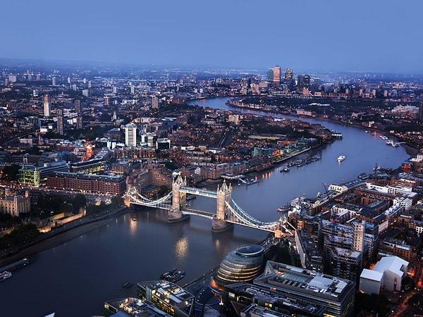 2. Londra, İngiltere: 17. 4 milyon yabancı ziyaretçi