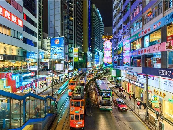 1. Hong Kong: 27.8 milyon yabancı ziyaretçi
