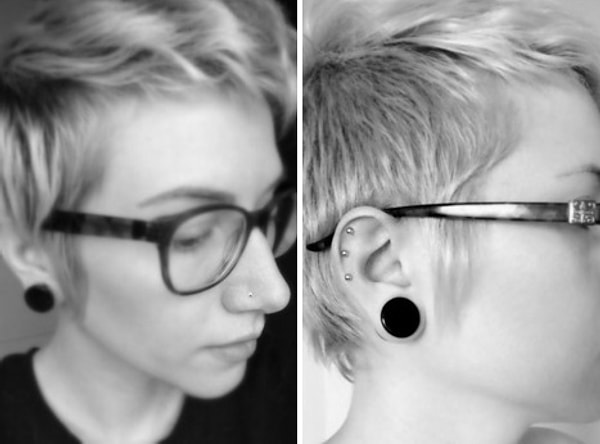 14. Пирсинг для носа и ушей на магнитах.