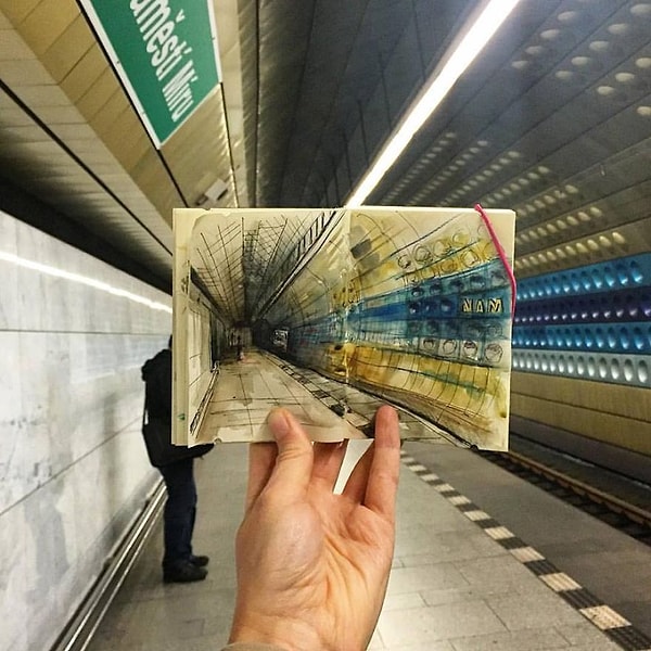 3. День 118 – станция метро Намнести Миру, Прага