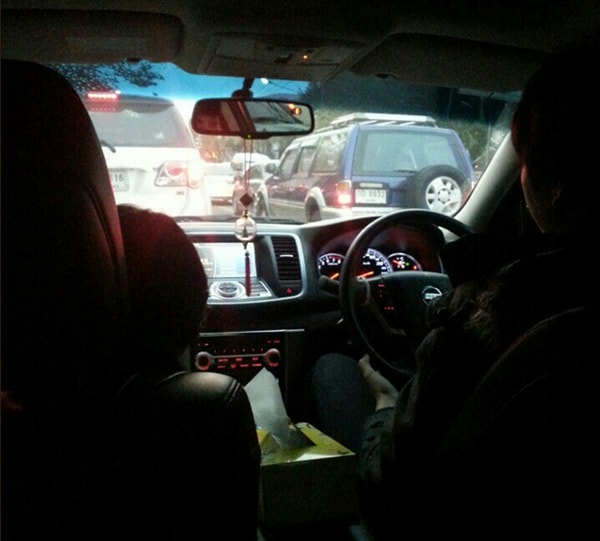 11. Не сводишь дитя в туалет «на дорожку», придется останавливать машину посреди дороги и вести его в кустики: