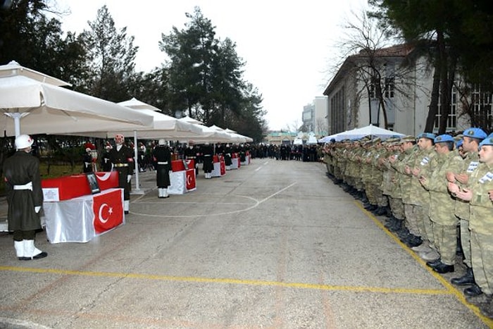 Diyarbakır'da Şehit Olan 5 Asker Memleketlerine Uğurlandı