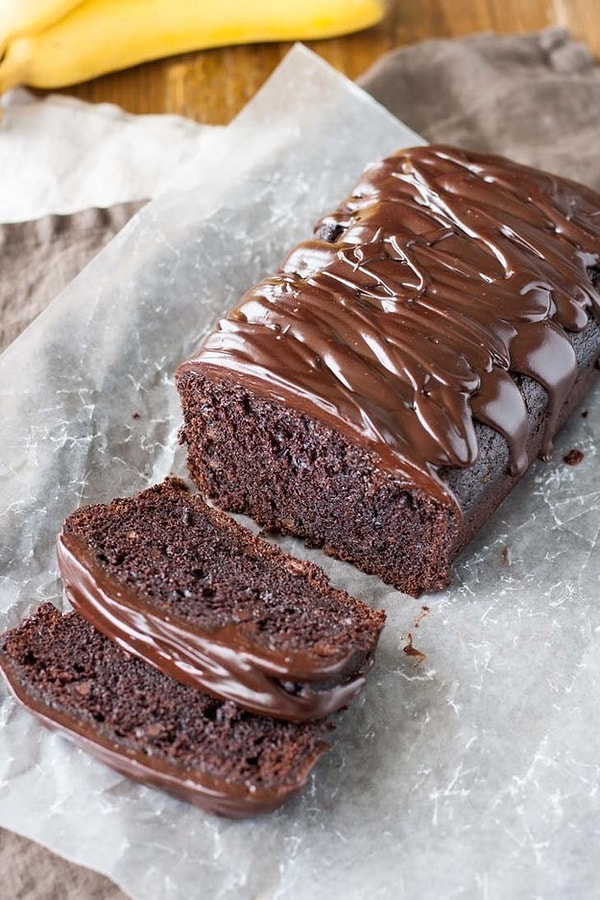 14. Бананово-шоколадный хлеб