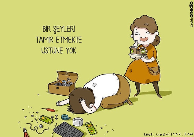 4. Bozuk olan her şeyi yapabiliyor