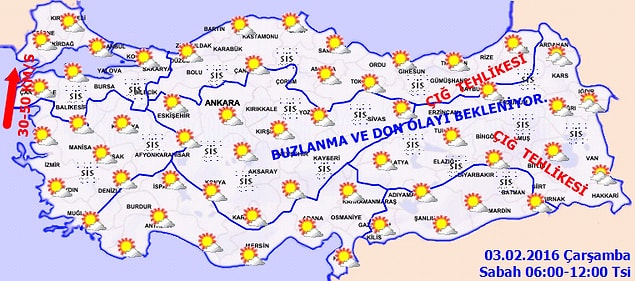 BÖLGELERİMİZDE HAVA