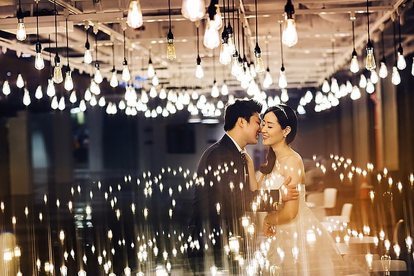 7. Ослепительный портрет невесты показывает важность правильного освещения.