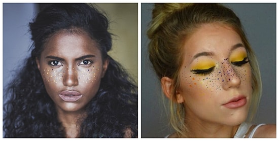 Радужные веснушки – новый модный тренд: яркая жизнь