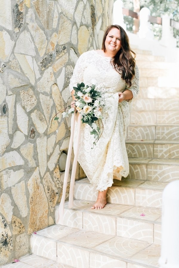 25. Кружевная юбка в пол