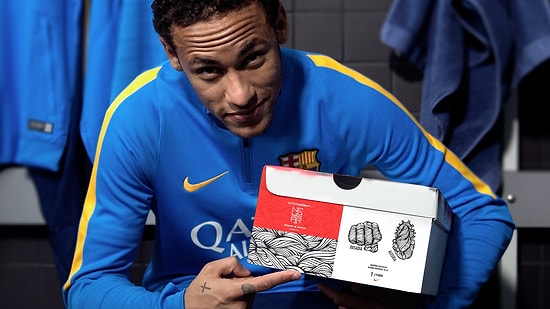 Neymar'a Özel Koleksiyon "Ousadia Alegria" İçin Çekilen Muhteşem Graffiti Filmi