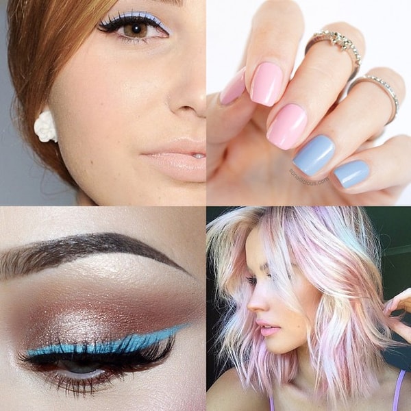 Сочетание модных оттенков в индустрии красоты...