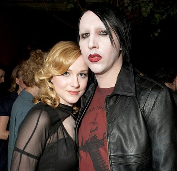 9. Evan Rachel Wood ve Marilyn Manson