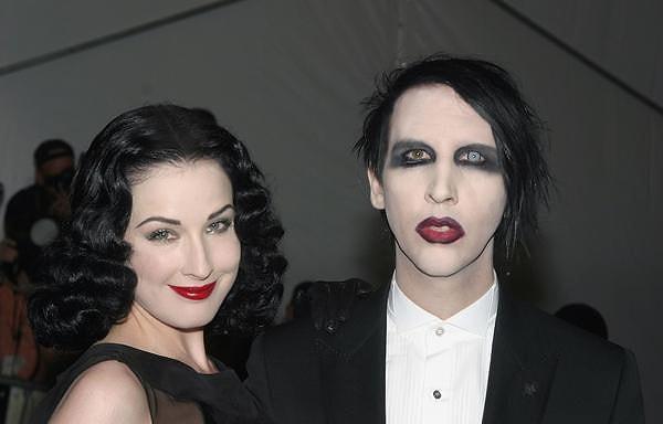 Dita von Teese ve Marilyn Manson