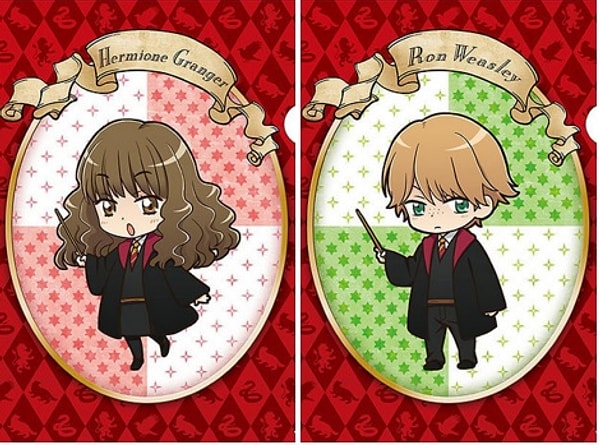 Правда в коллекции пока еще нет героев с Пуффендуя и Когтеврана, а среди девочек только Гермиона.