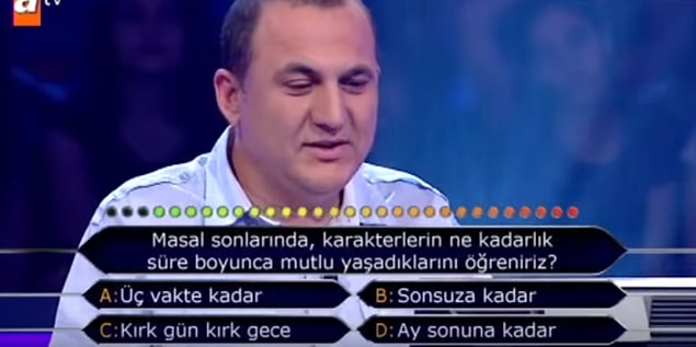 7. Masal sonlarında, karakterlerin ne kadarlık süre boyunca mutlu yaşadıklarını öğreniriz?
