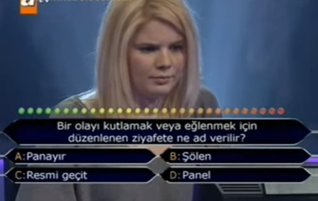 14. Bir olayı kutlamak veya eğlenmek için düzenlenen ziyafete ne ad verilir?