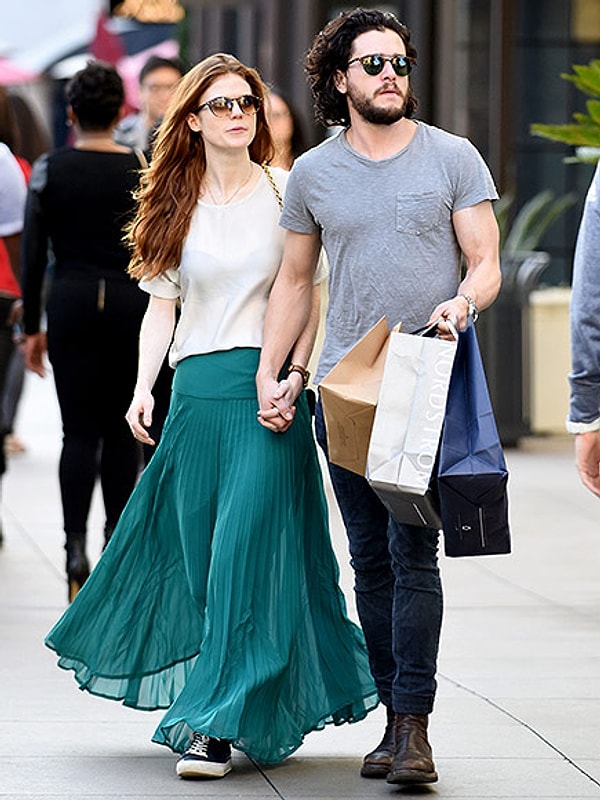 1. Кит Харингтон и Роуз Лесли