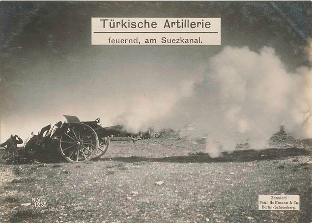 12. Türk topçu ateşi, Süveyş Kanalı