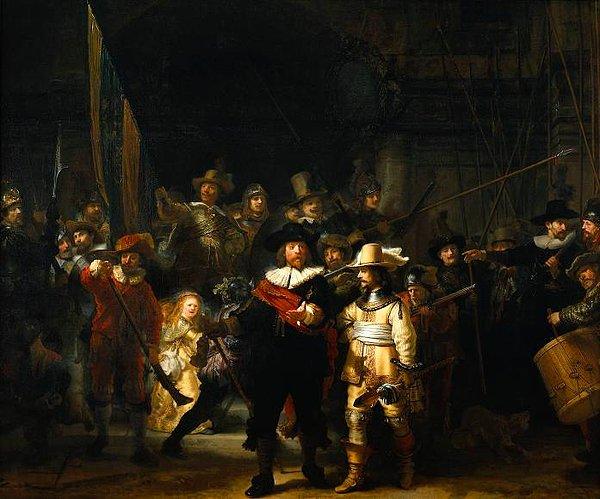 17. 'Gece Nöbetçileri' — Rembrandt Harmenszoon van Rijn
