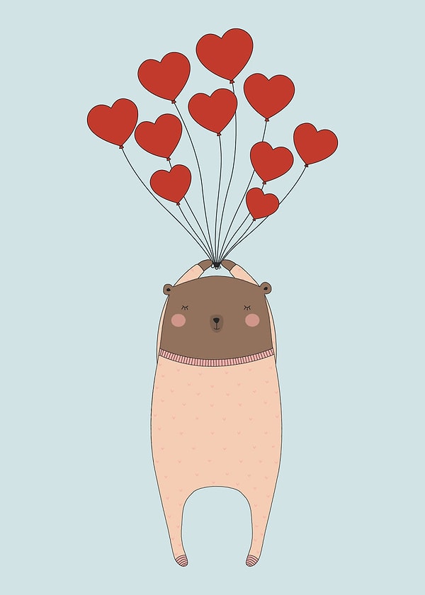 9. Влюбленный мишка