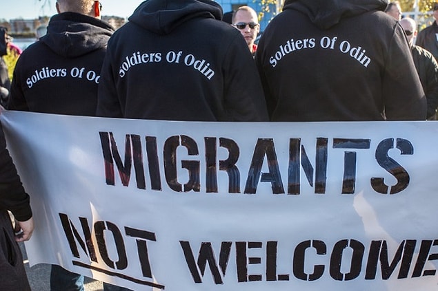 'Soldiers of Odin' yani Türkçe ismiyle 'Odin'in Askerleri' Finlandiyalı Neo-Nazi bir grup.