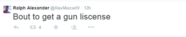 "Скоро я получу лицензию на оружие!"