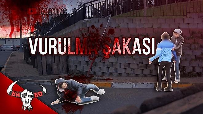 Türkiye'de Vurulma Şakası Çekerken Dayak Yemek