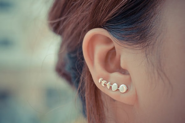 12. Сережки в форме фаз Луны 🌑🌓🌔🌕🌙: