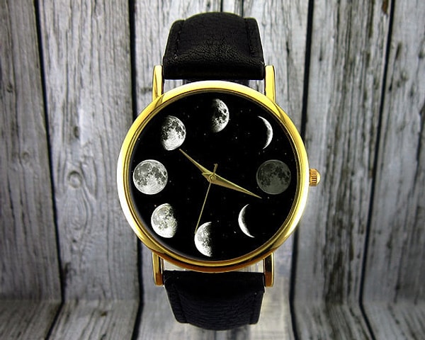 21. Оригинальные часы с фазами Луны 🌑🌓🌔🌕🌙: