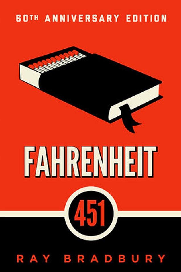 4. "Fahrenheit 451", Ray Bradbury